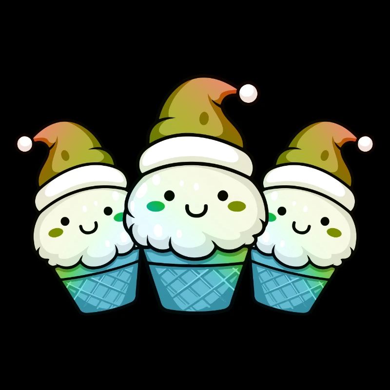 Cream Christmas Comic