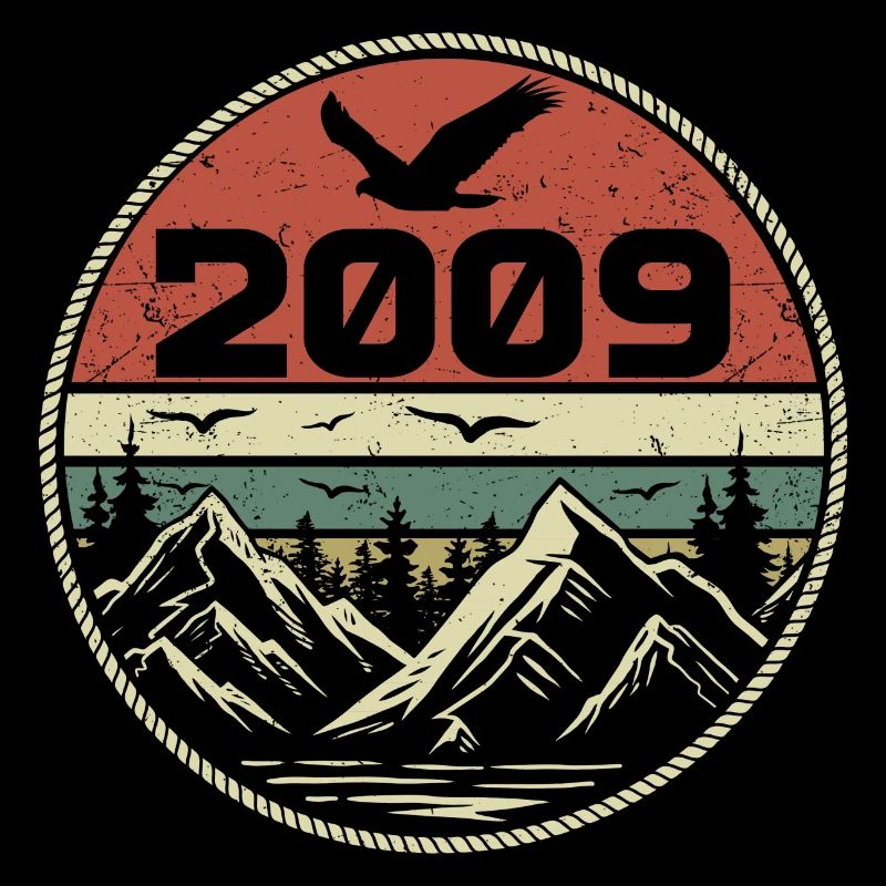 Vintage 2009 Classique 2009 rétro 2009 Cadeau 2009