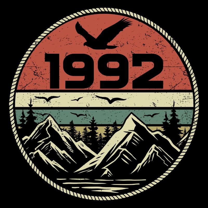 Vintage 1992 Classique 1992 rétro 1992 Cadeau 1992