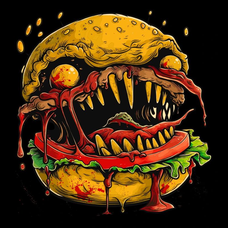 Burger Halloween Effrayant