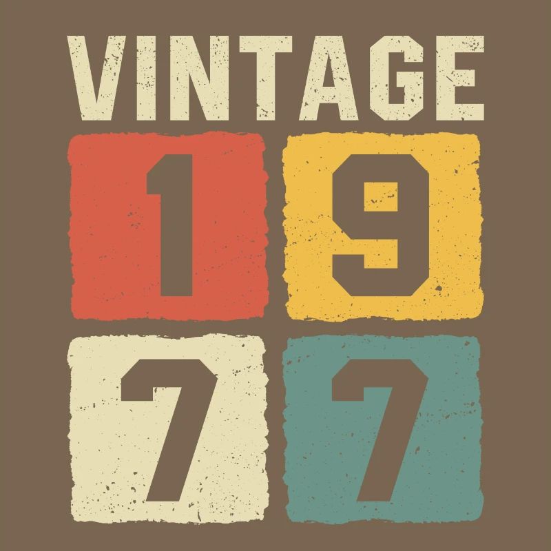Vintage 1977 Born 1977