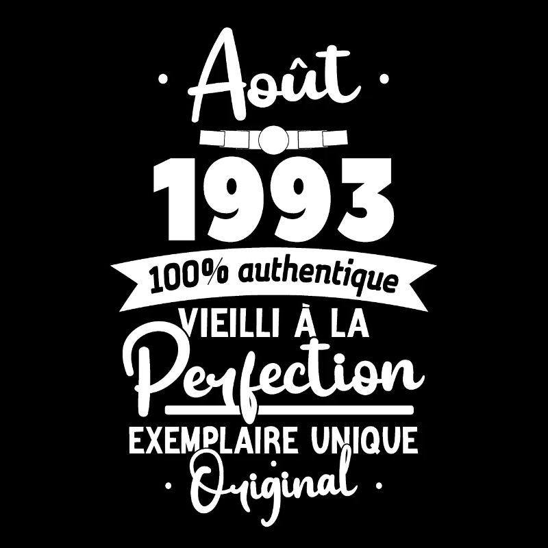 Cadeau Vintage 30 ans - Août 1993