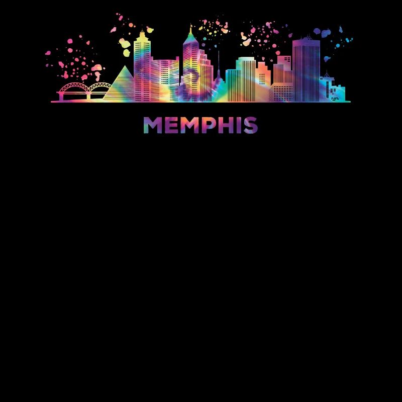 Ligne d’horizon de Memphean Memphis