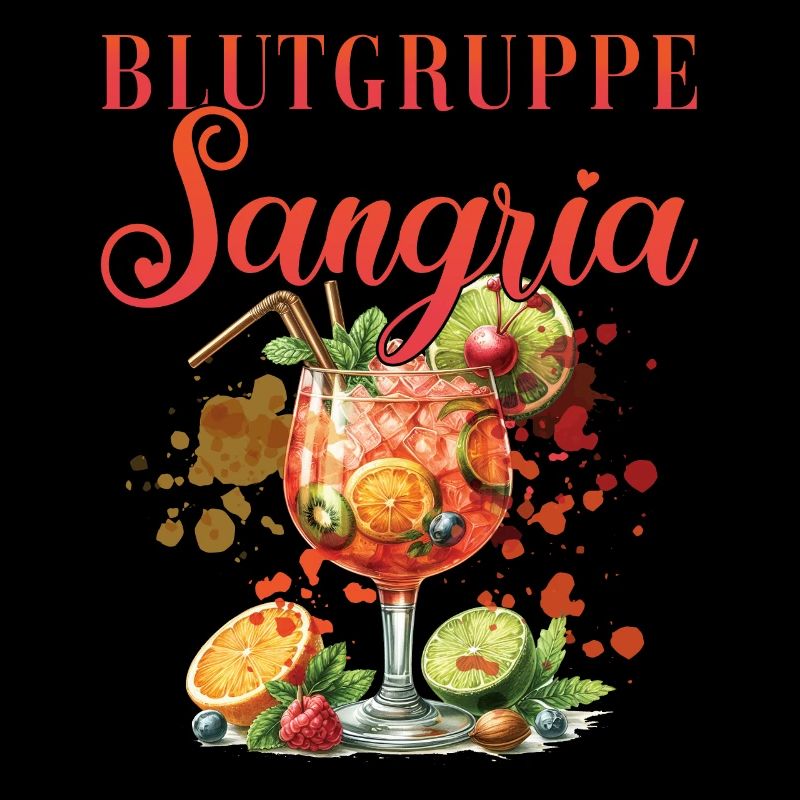 Cocktail Bartender Blood Type Sangria
