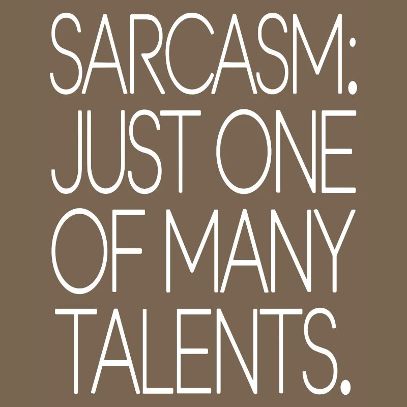 Sarkasmus Talent Statement Design