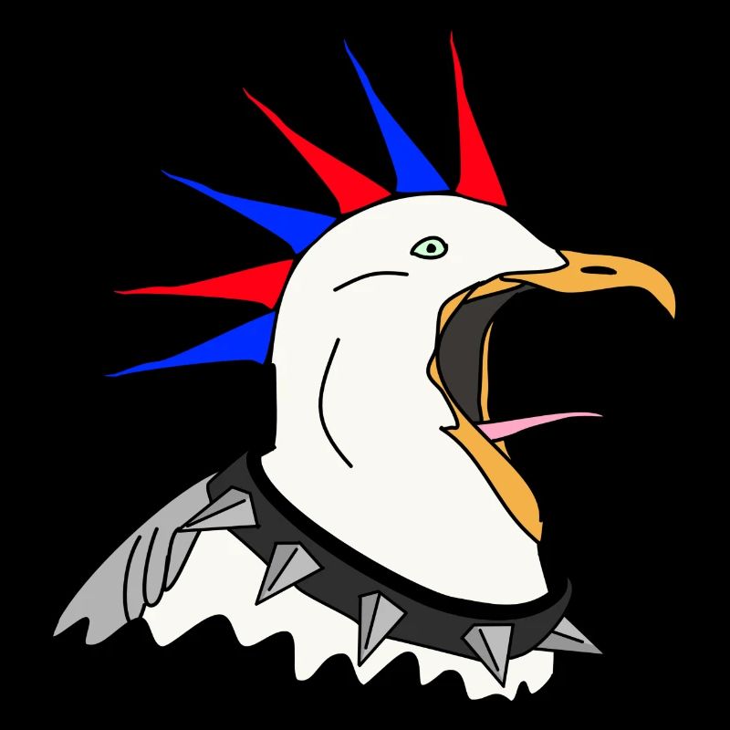 Mouette punk
