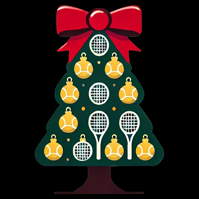 TennisThemed Christmas Tree Design