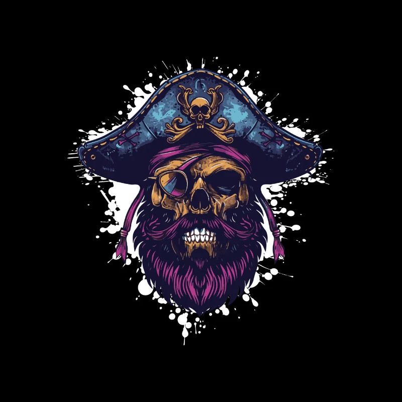 Capitaine Crâne de pirate