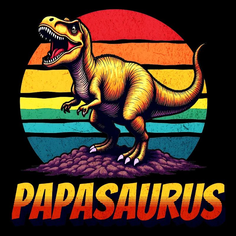 PAPASAURUS Matching Saurus Rex Father Dinsosaur