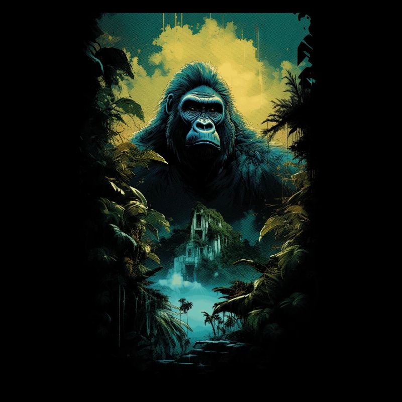 Gorilla Artwork Nature Animal