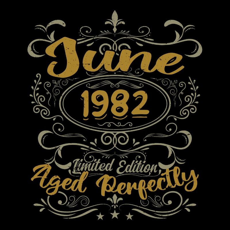 1982 June 1982 Birthday Gift June 1982 June