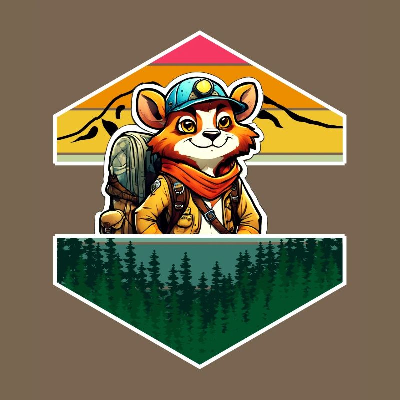 Red Panda Comic Adventure Forest Mountains