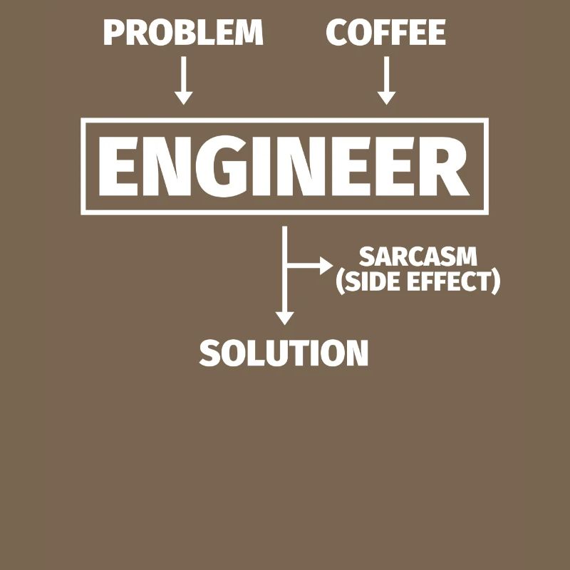 Funny gift engineer coffee
