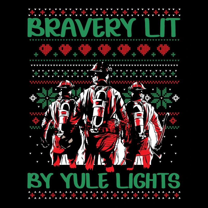 Valor éclairé par le feu des lumières de Noël
