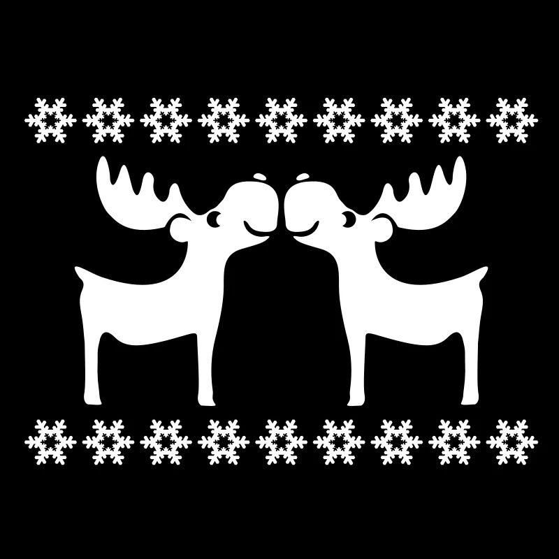 Moose reindeer deer christmas Rudolf