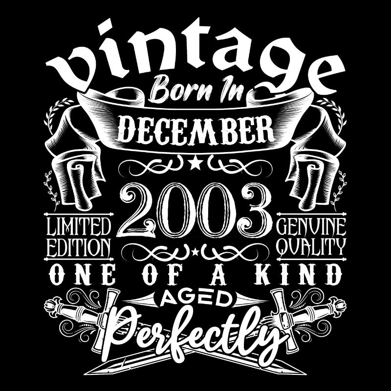 2003 Décembre 2003 anniversaire December 2003