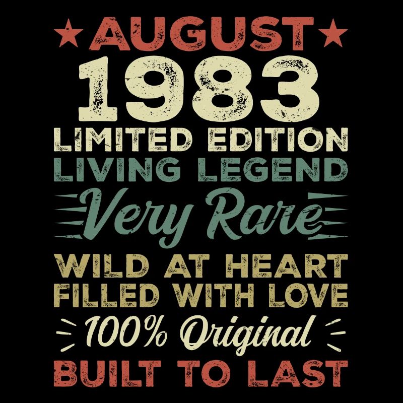 August 1983 - Gift idea for August 1983 - 1983