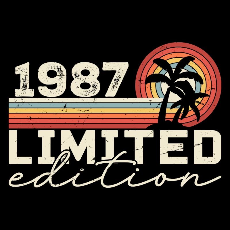 Vintage 1987 Birthday Gift 1987 Retro 1987