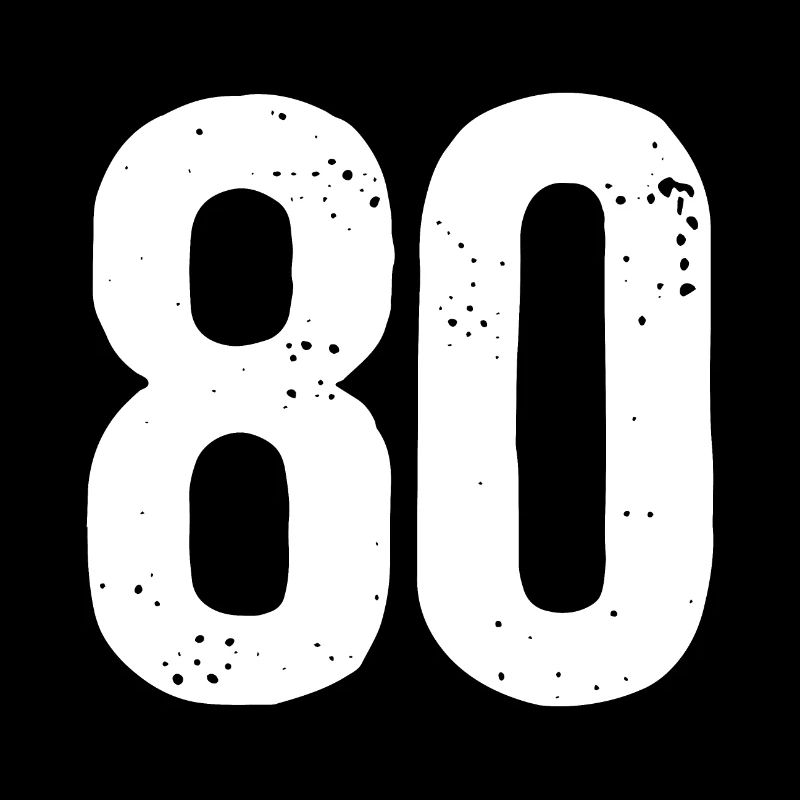 80 Numéros Blanc