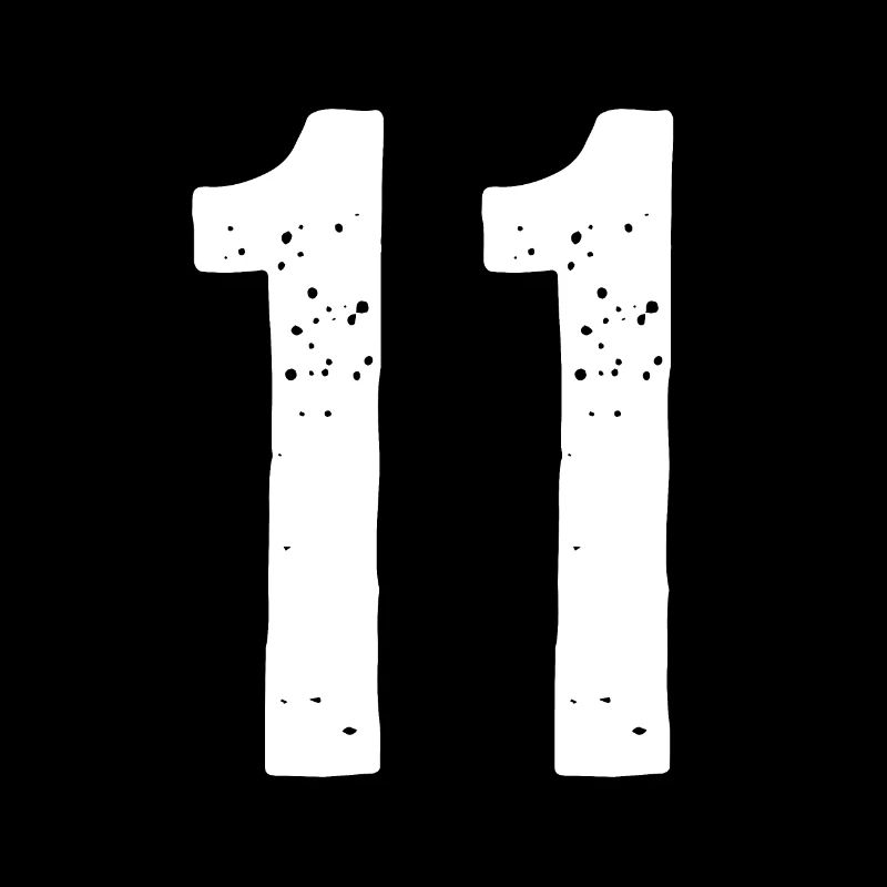 11 Numéros Blanc