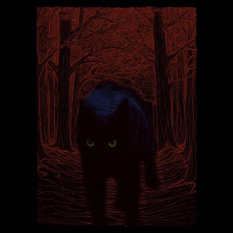 Black Night Cat