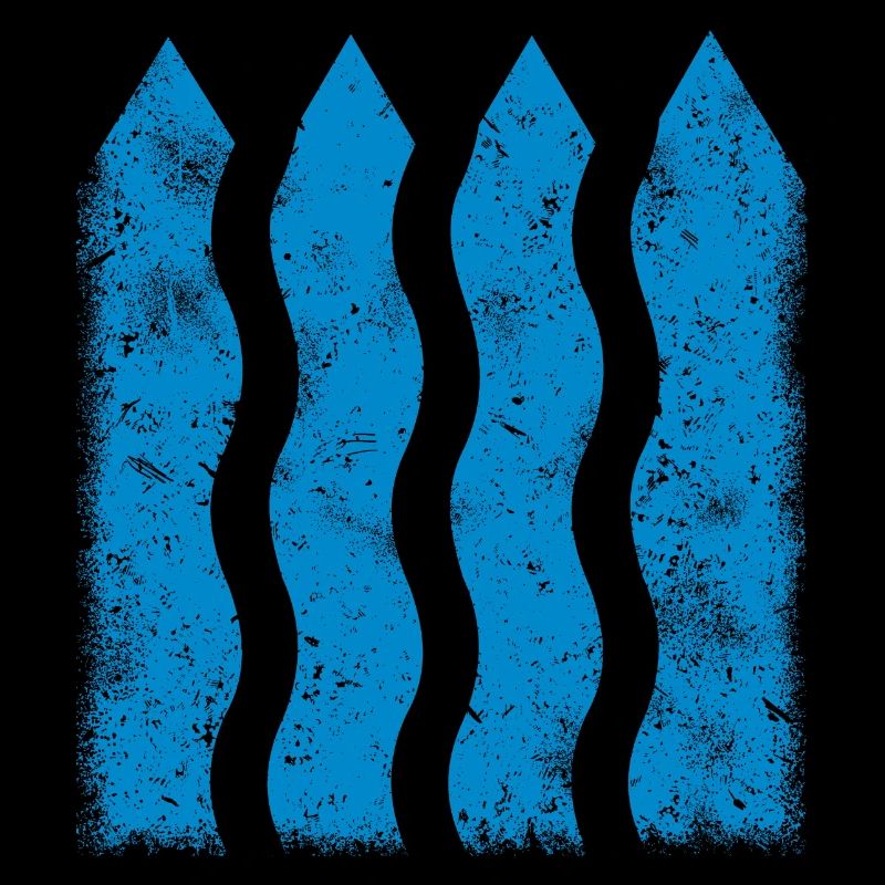 Blue Lines - Deco Ornament