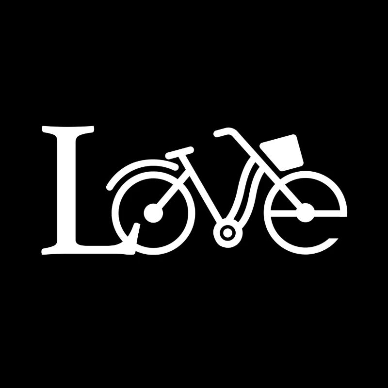 L'amour - conception de vélo créatif - cadeau