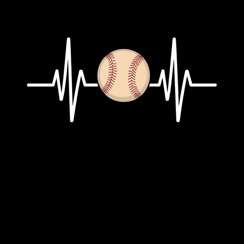 Conception de battement de cœur de baseball