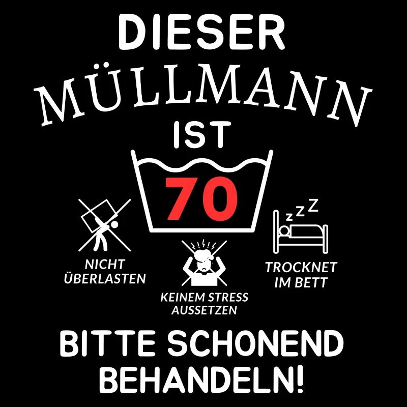 This garbage man is 70.