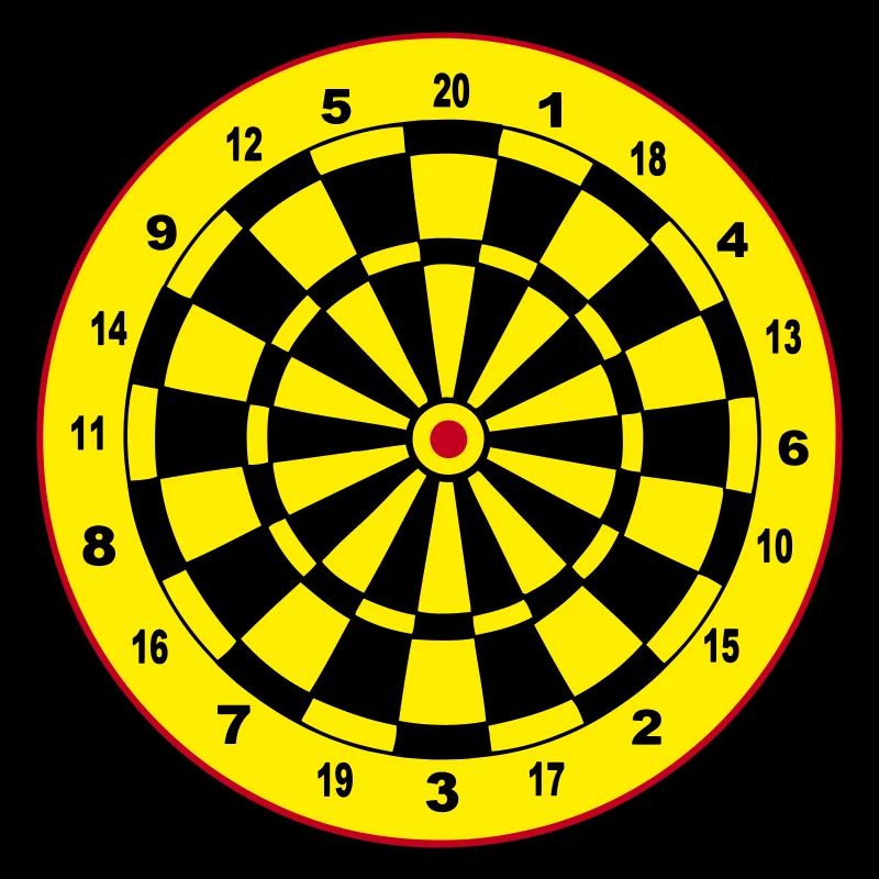 Fléchettes, fléchettes, fléchettes, autocollants, jeu de fléchettes