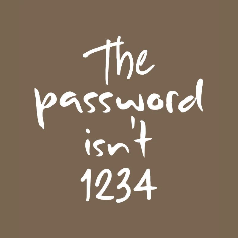 Password Nerd Internet Geek IT Informatics Gift
