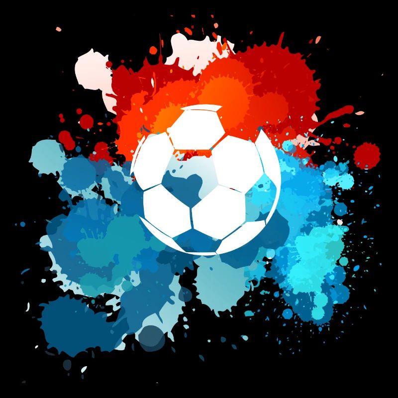 Des couleurs de foot. Idée de cadeau !