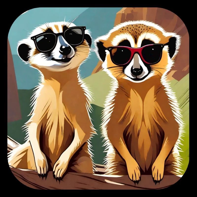 Cute meerkats
