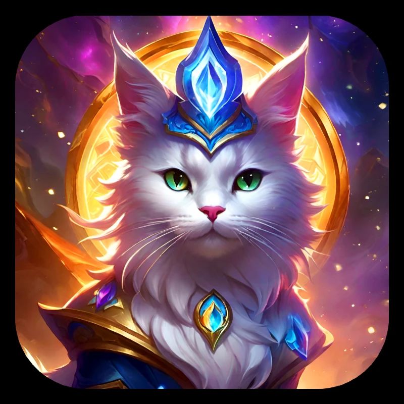 Chat blanc mystique
