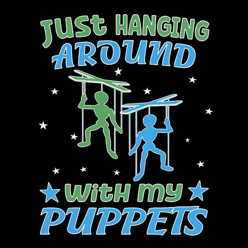 Puppeteer with puppets puppet ventriloquist