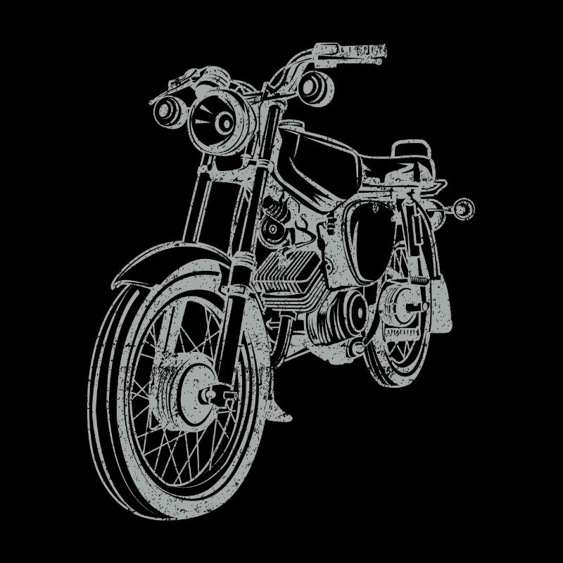Simson S51 Silhouette Vintage ligne