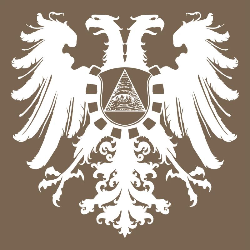 White Illuminati Eagle