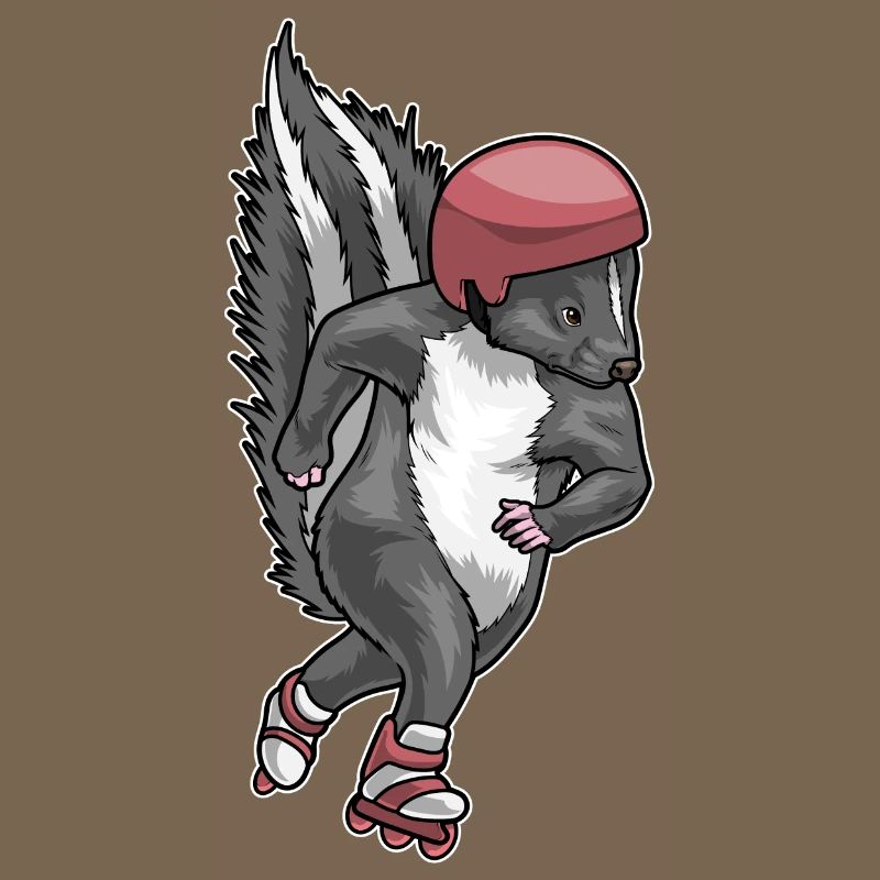 Skunk Inline Skating Roller Skates
