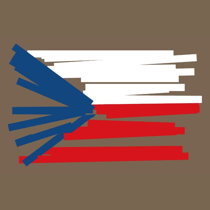 Drapeau de la République tchèque - Art moderne