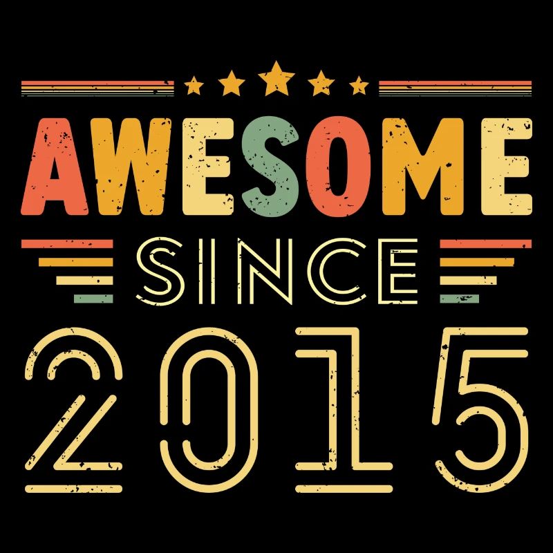 Vintage Legend 2015 Gift from 2015 - Born in 2015