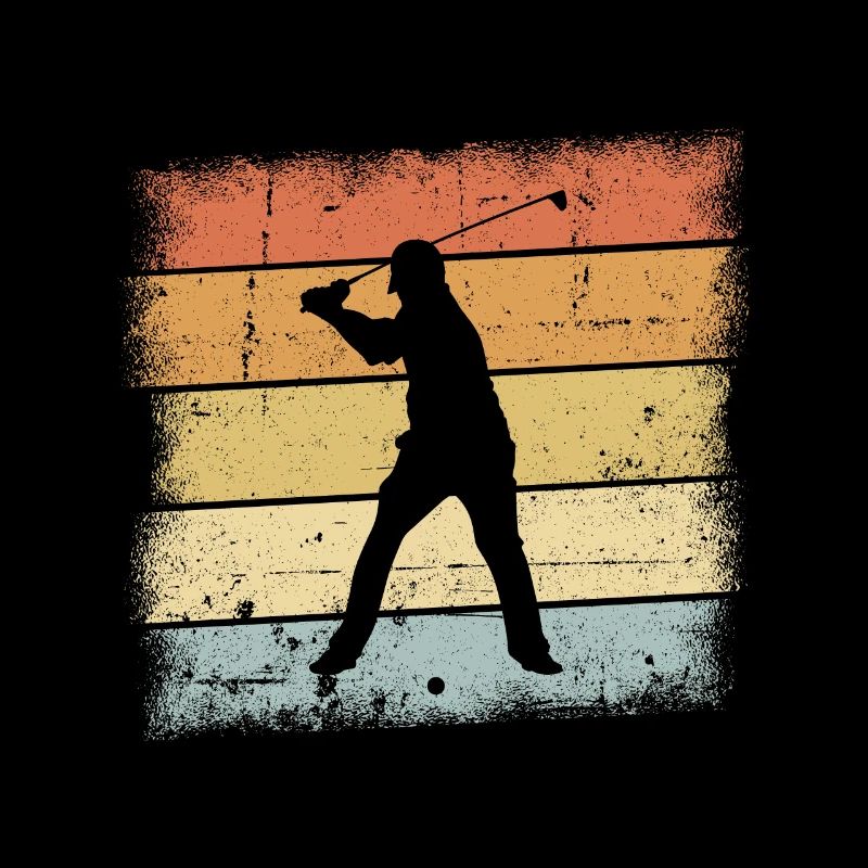 Coucher de soleil sur le golf
