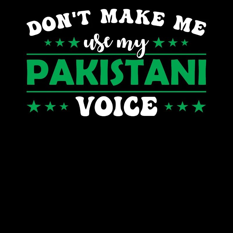 Ne me forcez pas à utiliser ma voix pakistanaise