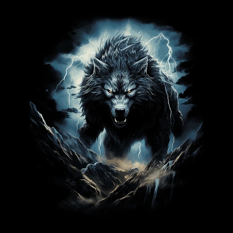 Wolf Wolves Middle Ages Dark Wilderness Nordic