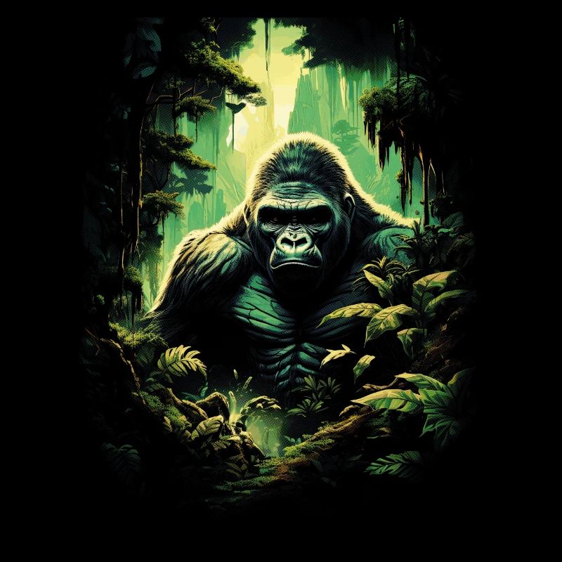 Gorilla Artwork Nature Animal