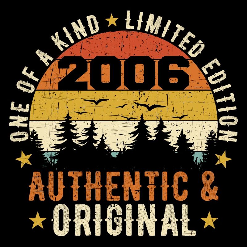 Original 2006 Cadeau D'anniversaire 2006 Authentic