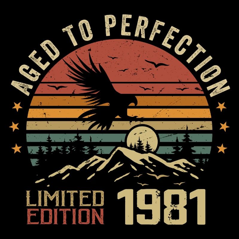 Vintage 1981 Edition Limitée 1981 Retro 1981