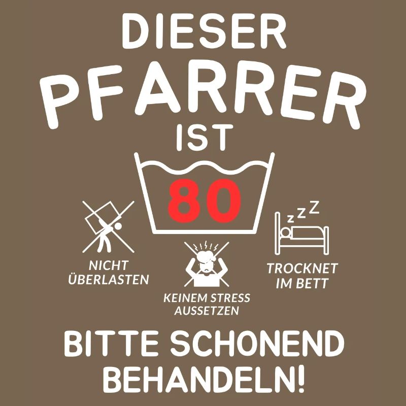 Ce pasteur a 80 ans.