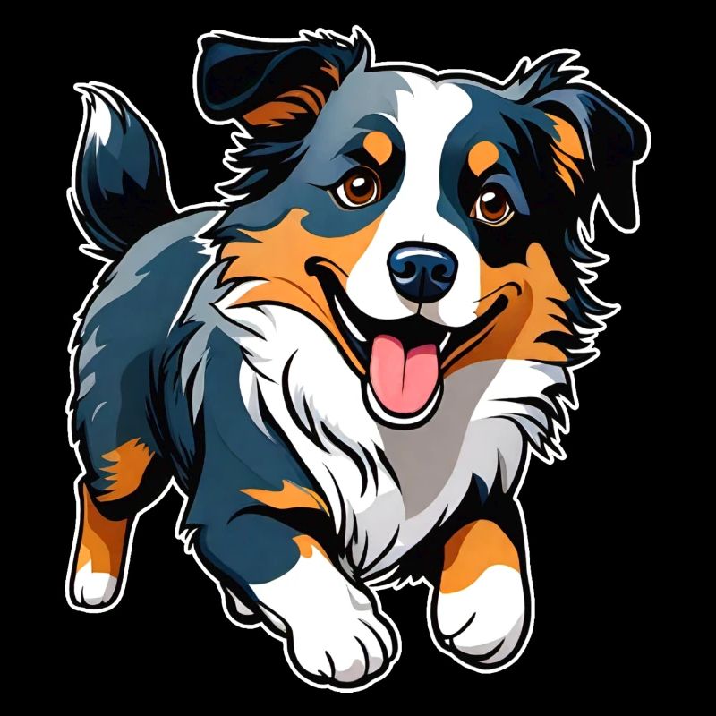 Chien Border Collie mignon