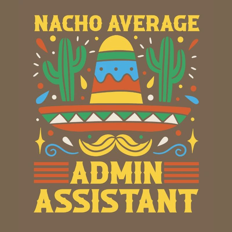 Nacho Average Admin Assistant Cinco De Mayo