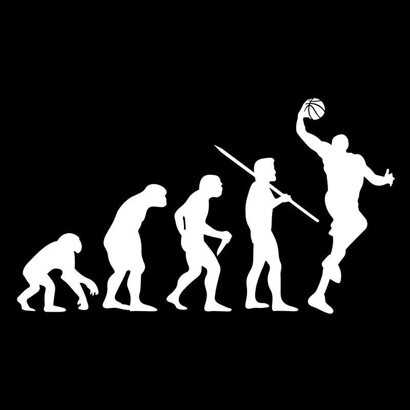 Évolution de l'homme - Basket